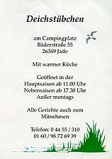Gastronomie Deichstübchen Gastronomie Deichstübchen
